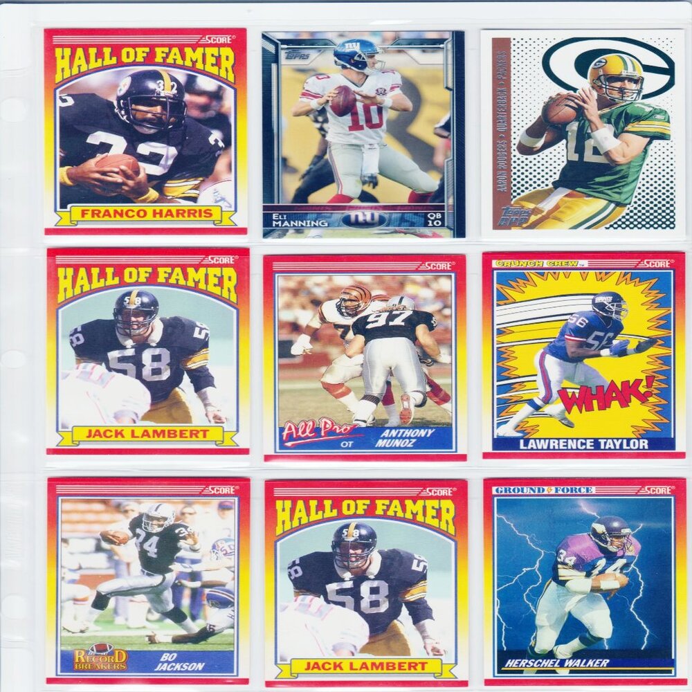 Football Cards Box Pack Lot Of 150
